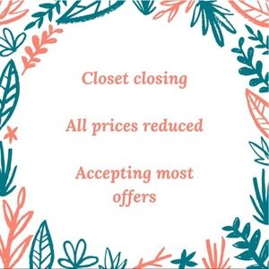 Closet Closing January 1st!